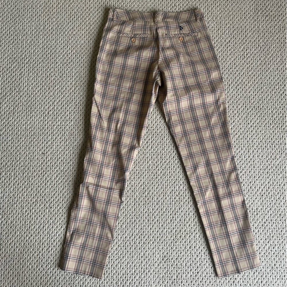 Nivo plaid golf pants stretch 4 - Picture 3 of 6